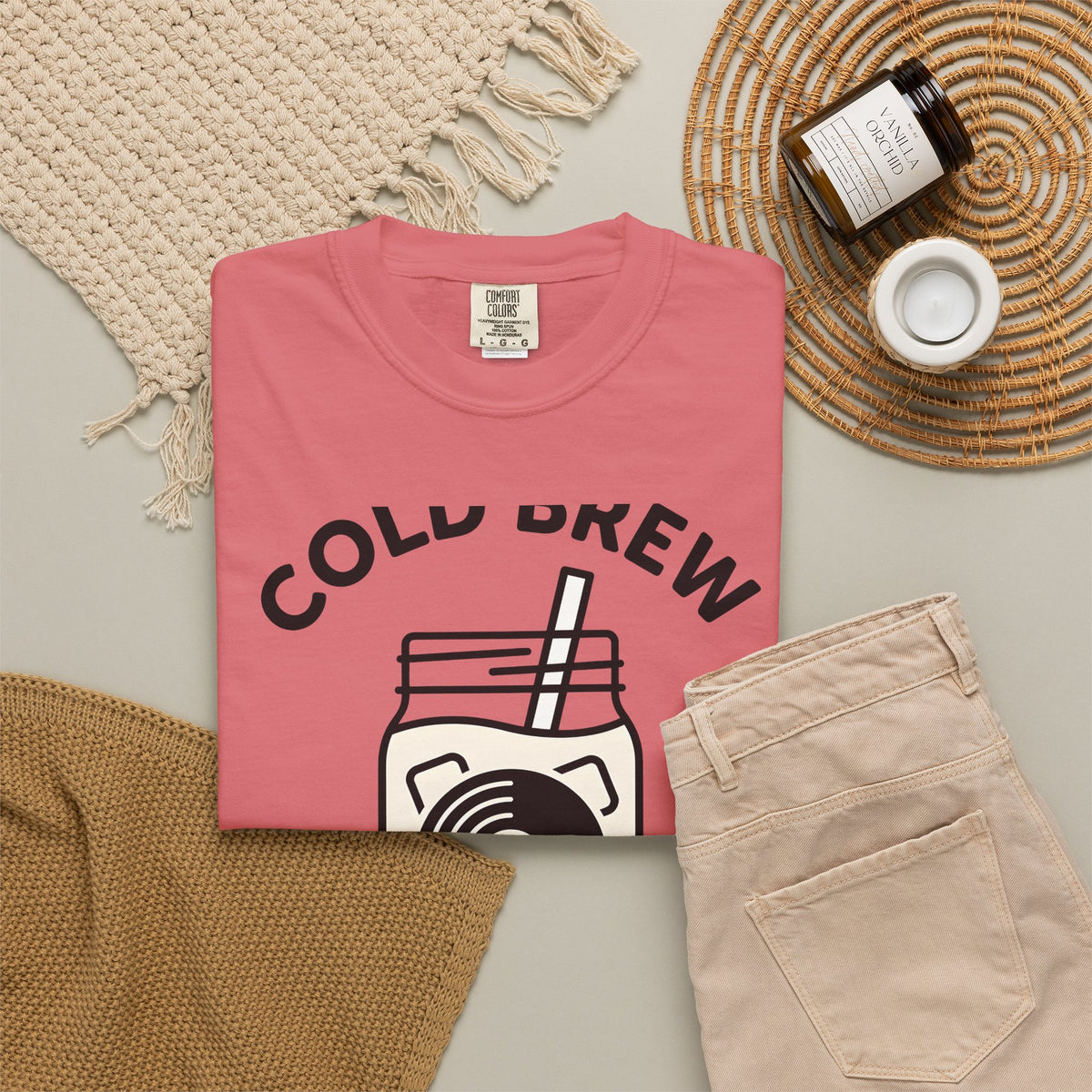Glass Jar Coffee T-Shirt Coffee Instrument Gift Women Simple T-Shirt Coffee Bean T-Shirt Coffee Fan Minimalist T-Shirt Guitar Graphic Vintage Music