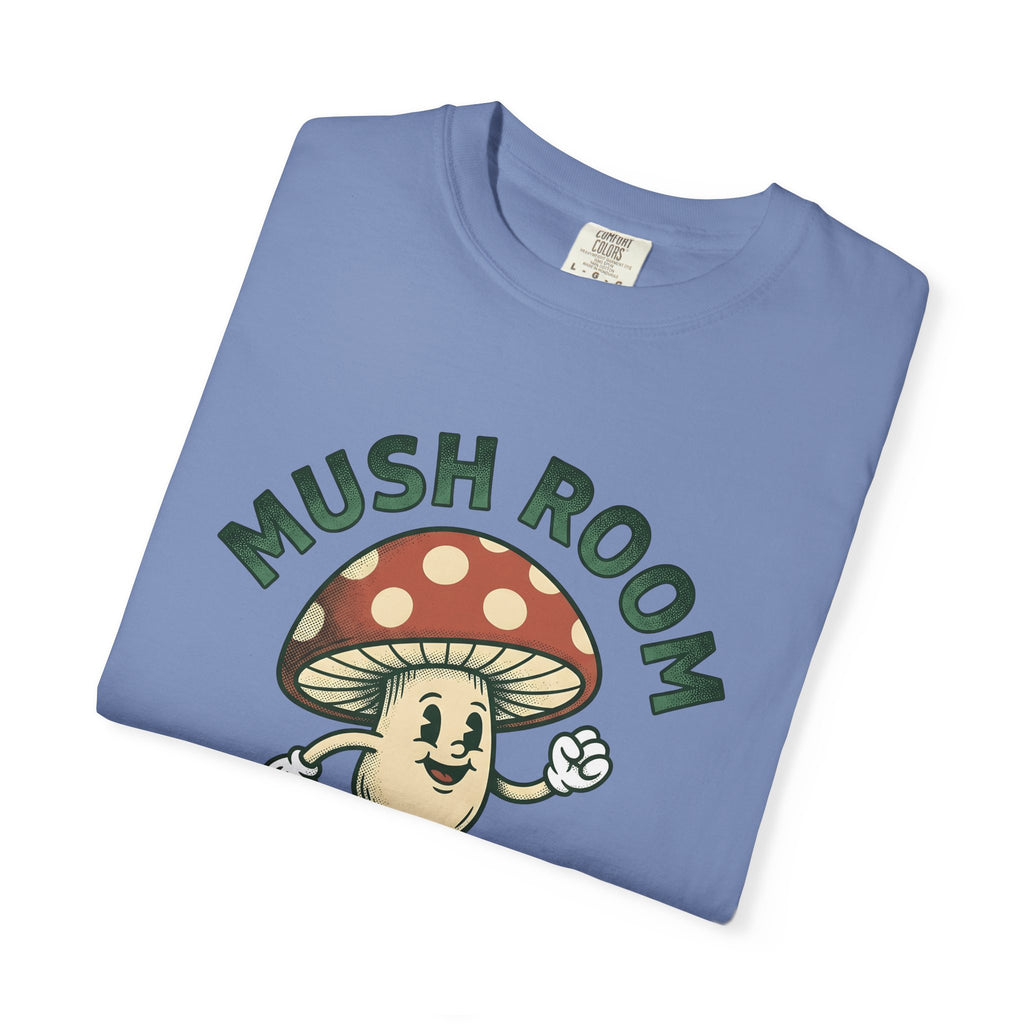 Funny Mushroom T-Shirt Funny Outdoors Gift Women Classic T-Shirt Toadstool T-Shirt Humor Fan Vintage T-Shirt Camping Graphic Hand Drawn Smiley Face