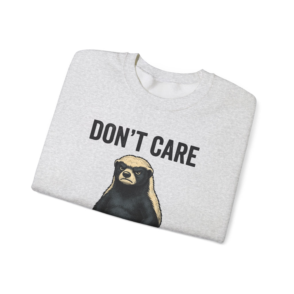 Honey Badger Boots Sweatshirt Cowgirl Wildlife Gift Women Retro Sweatshirt Combat Boots T