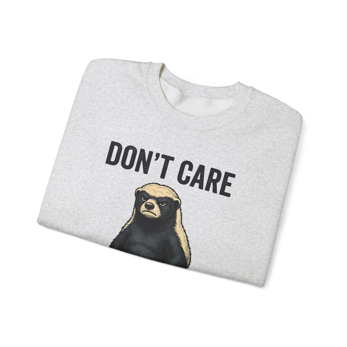 Honey Badger Boots Sweatshirt Cowgirl Wildlife Gift Women Retro Sweatshirt Combat Boots T