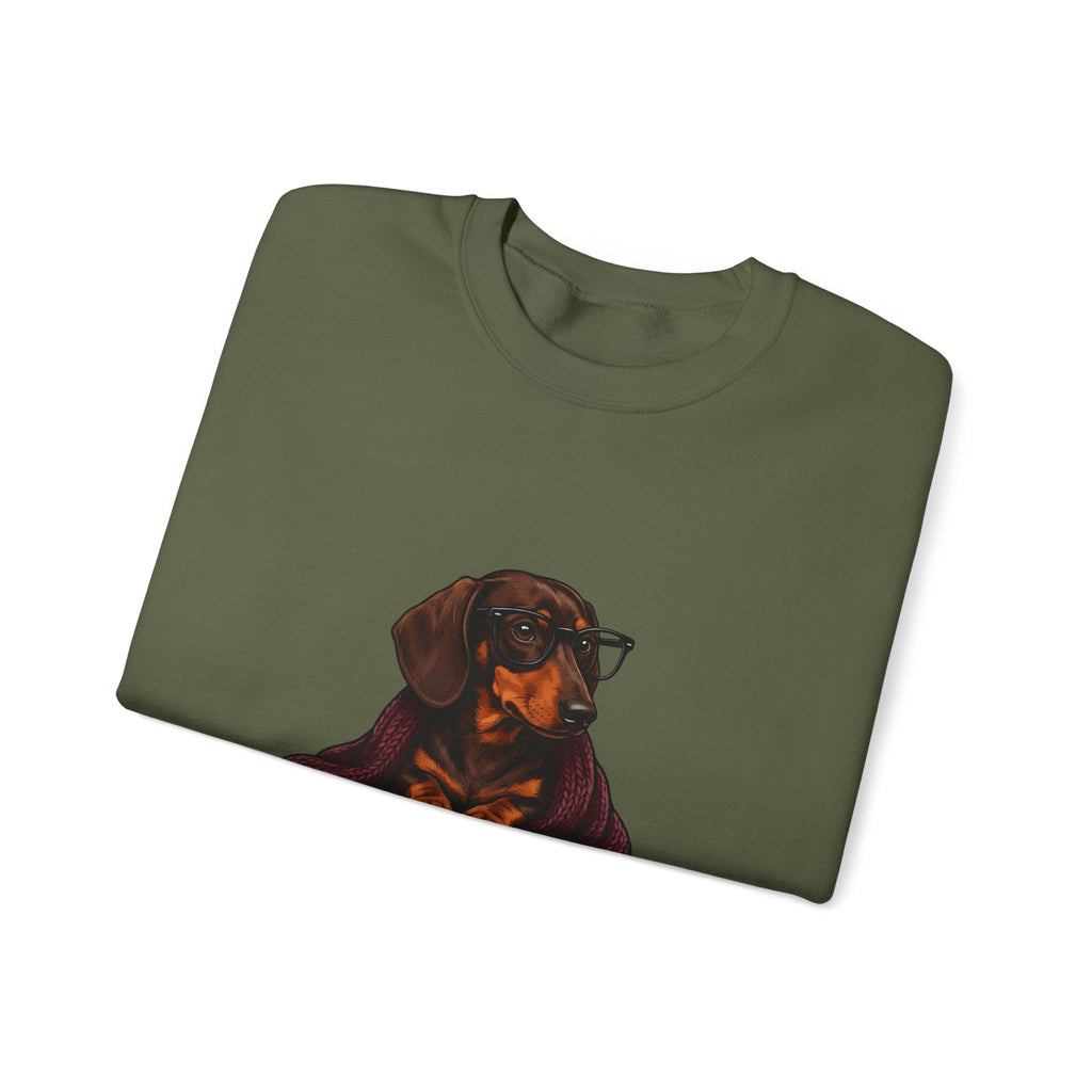 Dachshund Sweatshirt Dog Paperback Gift Women Animated Sweatshirt Wiener Dog Sweatshirt Dog Fan Doxie Sweatshirt Novelty Graphic Classic Literature Sweatshirt
