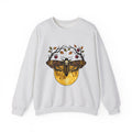 Moth Skull Sweatshirt Halloween Horror Gift Women Retro Sweatshirt Insect Sweatshirt Horror Fan Creepy Sweatshirt Macabre Graphic Sketch