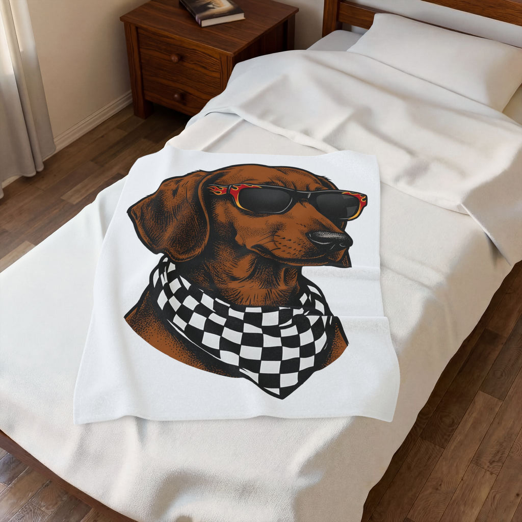 Dachshund Hound Blanket Dog Creatures Gift Women Traditional Tattoo Blanket Wiener Dog Blanket Dog Fan Sailor Blanket Beast Graphic Classic Sun