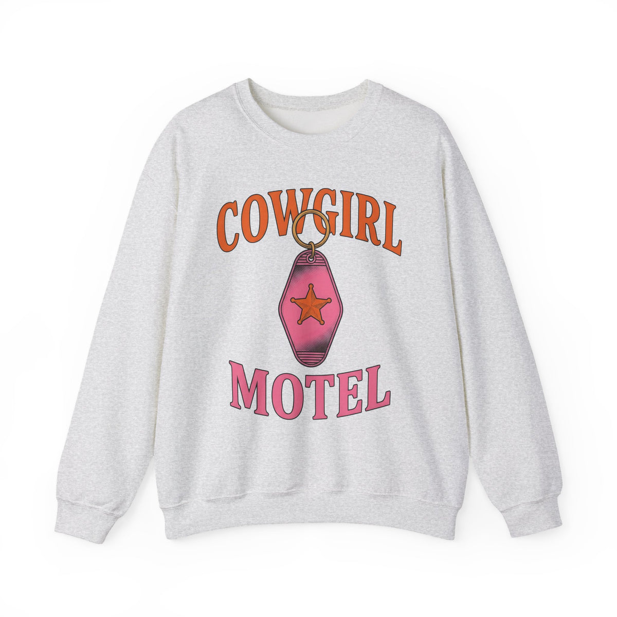 Sheriff Badge Keychain Sweatshirt Cowgirl Cowboy Gift Women Distressed Sweatshirt Keychain Sweatshirt Cowboy Fan Vintage Sweatshirt Rodeo Graphic Hand Drawn