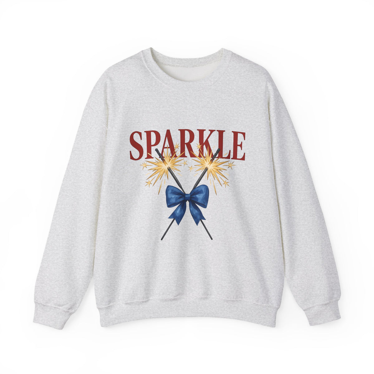 Sparkler Bow Sweatshirt 4th Of July America Gift Women Hand Painted Sweatshirt Sparkler Sweatshirt Independence Day Fan Painted Sweatshirt Patriotic Graphic