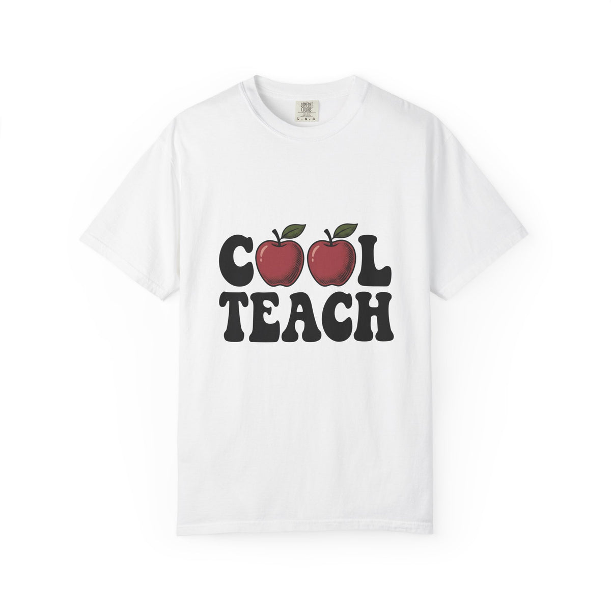 Apple Illustration T-Shirt Teacher Gratitude Gift Women Retro T-Shirt Fruit T-Shirt Educator Enthusiast Vintage T-Shirt Appreciation Graphic