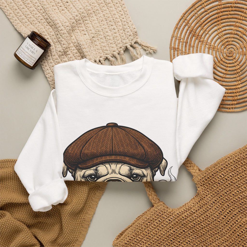 Bulldog Head Sweatshirt Dog Creatures Gift Women Old School Sweatshirt Bulldog Sweatshirt Dog Fan Bulldog Graphic Sweatshirt Vintage Illustration Animal