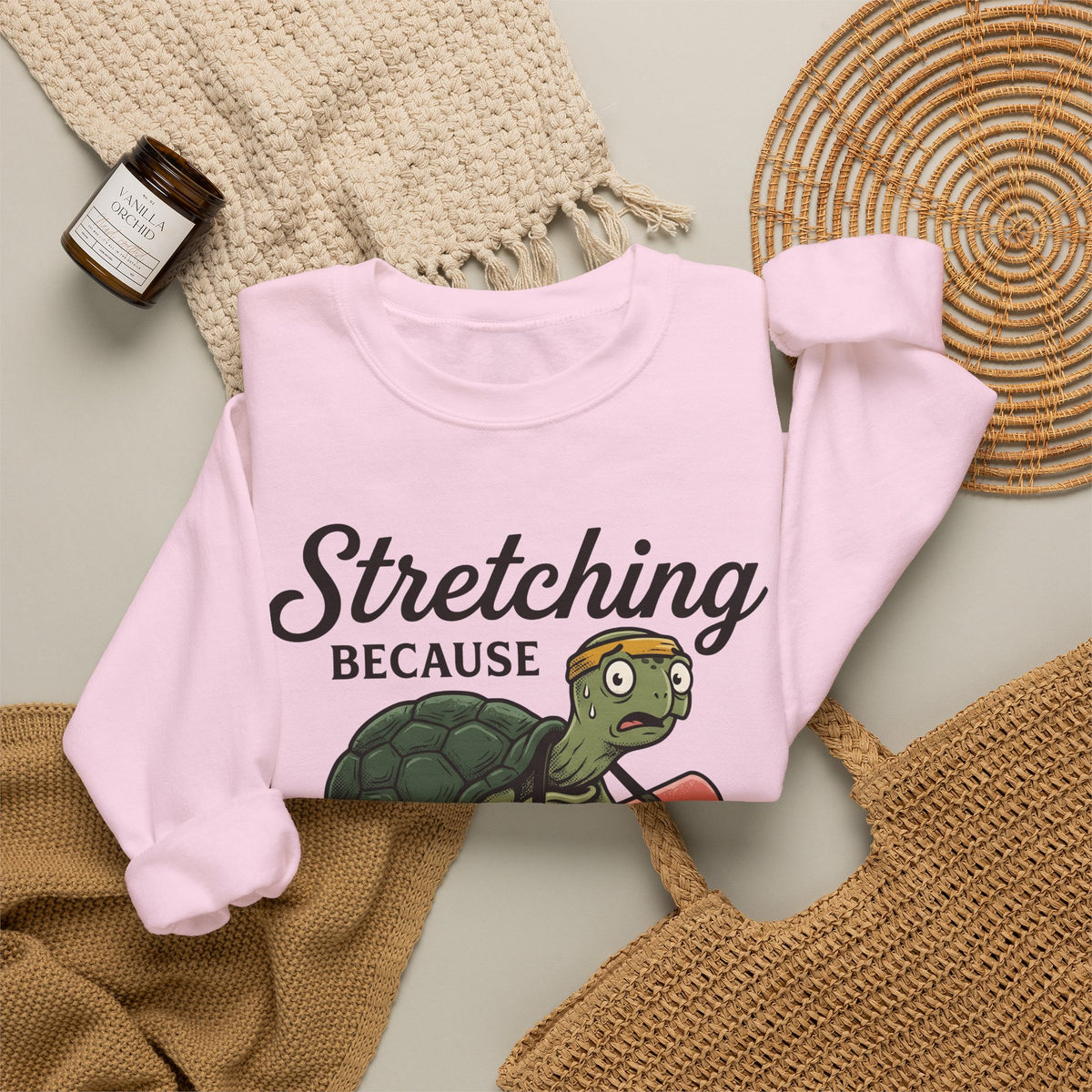 Turtle Pose Sweatshirt Yoga Wildlife Gift Women Comic Sweatshirt Kurmasana Sweatshirt Yogini Enthusiast Cartoon Sweatshirt Animal Graphic Vintage Water Lilies