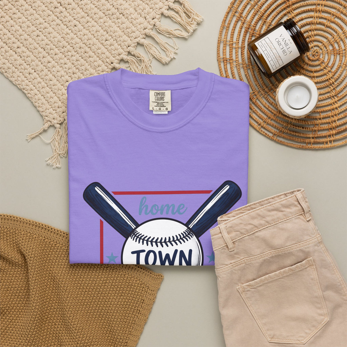 Baseball Graphic T-Shirt America/4th Of July Sports Gift Women Vintage T-Shirt Baseball T-Shirt Patriot Fan Distressed T-Shirt Athletic Graphic