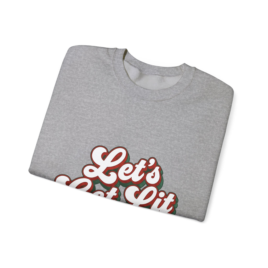 Festive Message Sweatshirt Christmas Fun Gift Women Joyful Sweatshirt Holiday Greeting Sweatshirt Christmas Fan Cheerful Sweatshirt Amusement Graphic Classic