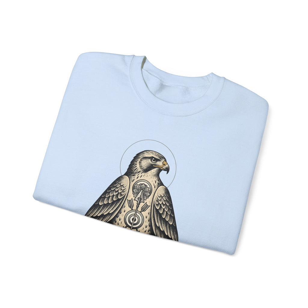 Eagle Design Sweatshirt Sports Wildlife Gift Women Tribal Sweatshirt Bald Eagle Sweatshirt Athlete Fan Native Sweatshirt Wildlife Graphic Classic Spear Sweatshirt