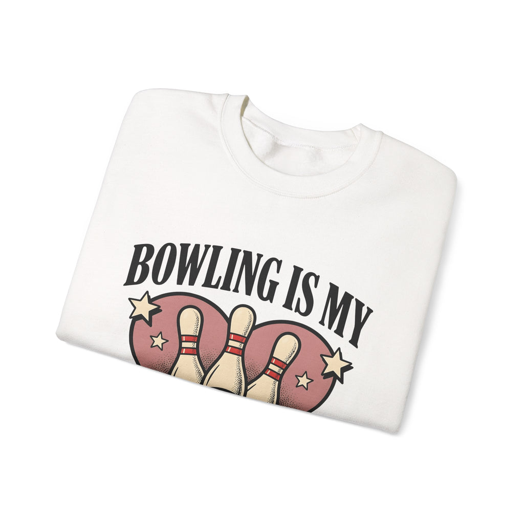 Bowling Pins Ball Sweatshirt Bowling Humor Gift Women Vintage Sweatshirt Bowling Ball Sweatshirt Bowler Fan Distressed Sweatshirt Funny Graphic Retro Heart