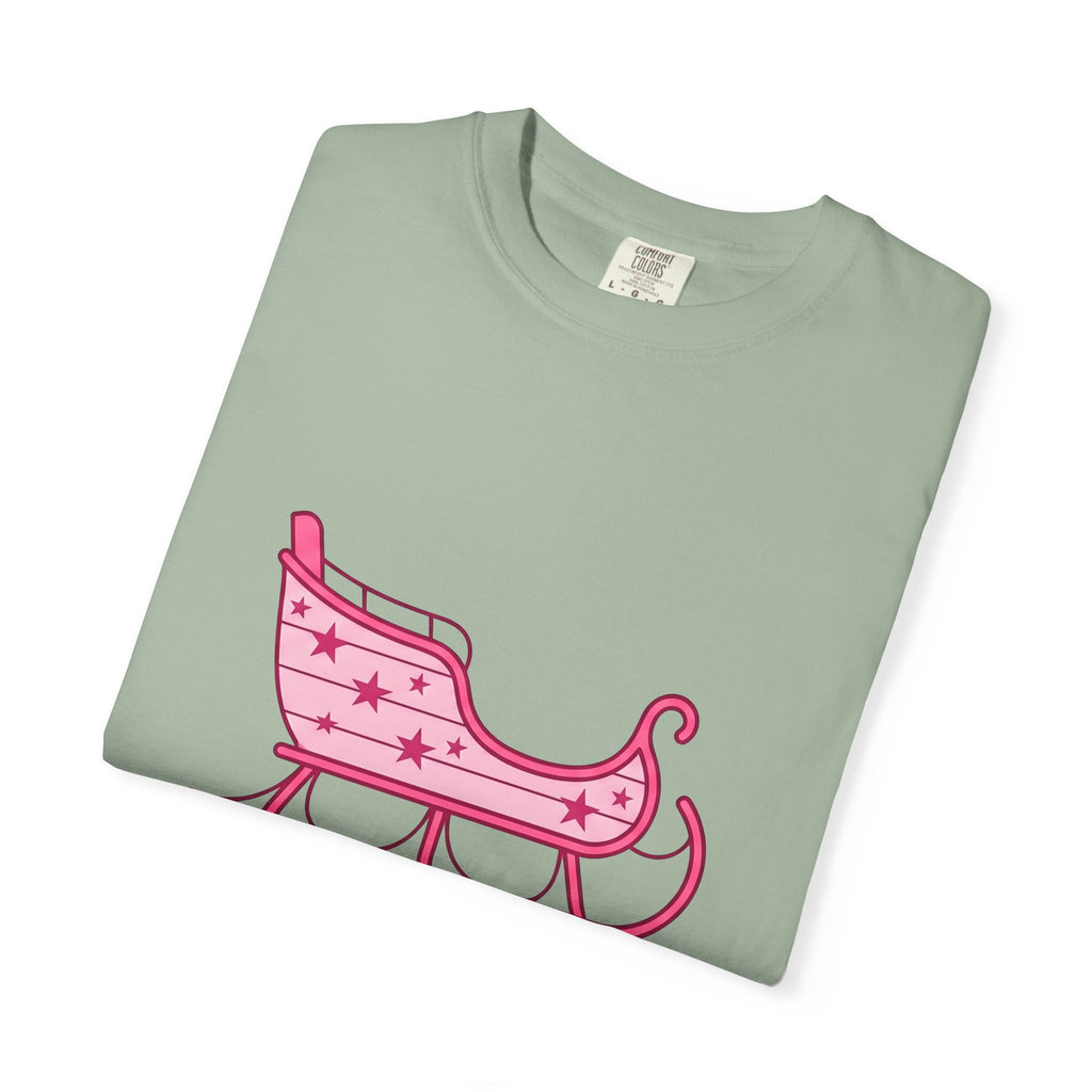 Holiday Sleigh Holiday Frost Gift Winter Sleigh Bell Christmas Fan Winter Wonderland Frosty Sleek T-Shirt