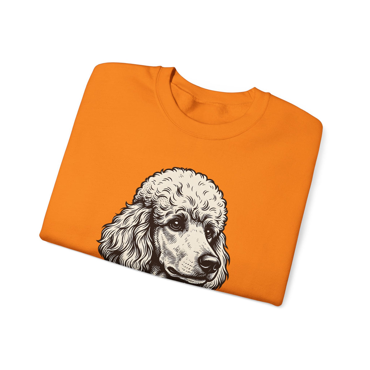 Poodle Dog Sweatshirt Dog Creatures Gift Women Shabby Chic Sweatshirt Poodle Sweatshirt Dog Fan Canine Graphic Sweatshirt Vintage Design Sweatshirt Line Art Floral