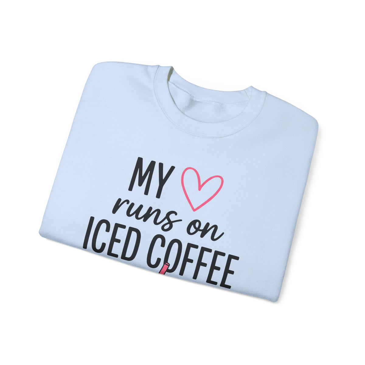 Cold Coffee Cup Sweatshirt Moms Espresso Gift Women Adorable Sweatshirt Coffee Sweatshirt Sweatshirt Mother Fan Coffee Sweatshirt Caffè Graphic Simple Love Symbol