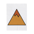 Mountain Nature Outdoors Gift Minimalist Peak Wilderness Enthusiast Simple Adventure Blanket