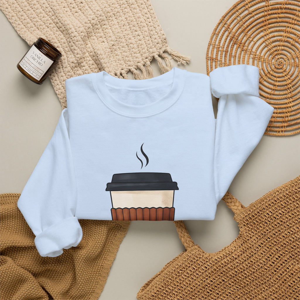 Coffee Cup Nurses Coffee Gift Modern Mug Nurse Enthusiast Contemporary Caffeine Minimalist Steam Sweatshirt