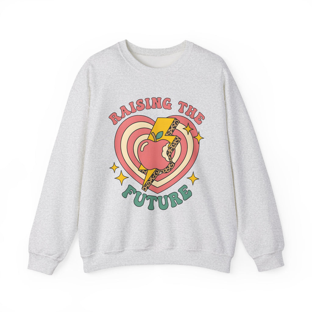 Love Apple Sweatshirt Teachers Presents Gift Women Classic Sweatshirt Apple Sweatshirt Educator Enthusiast Vintage Sweatshirt Present Graphic Present Graphic