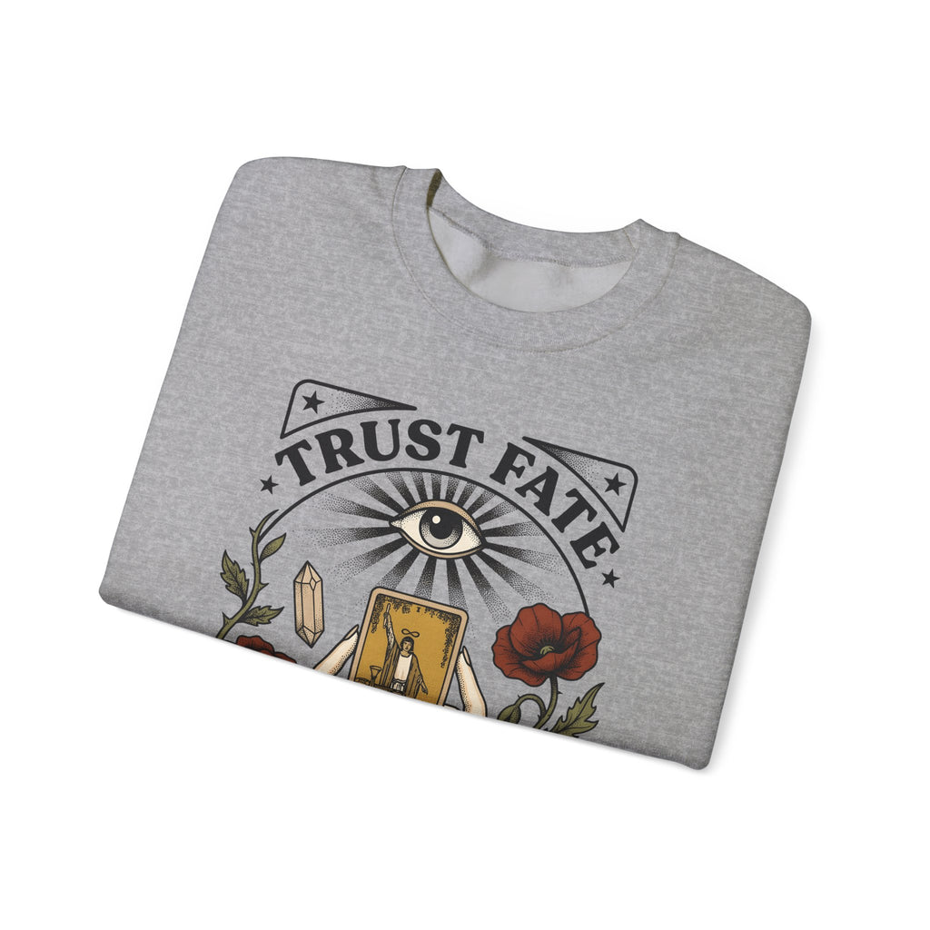 Oracle Card Hands Sweatshirt Boho Chic Metaphysical Gift Women Magical Sweatshirt Tarot Card Sweatshirt Bohemian Fan Mystical Graphic Sweatshirt Hand Drawn