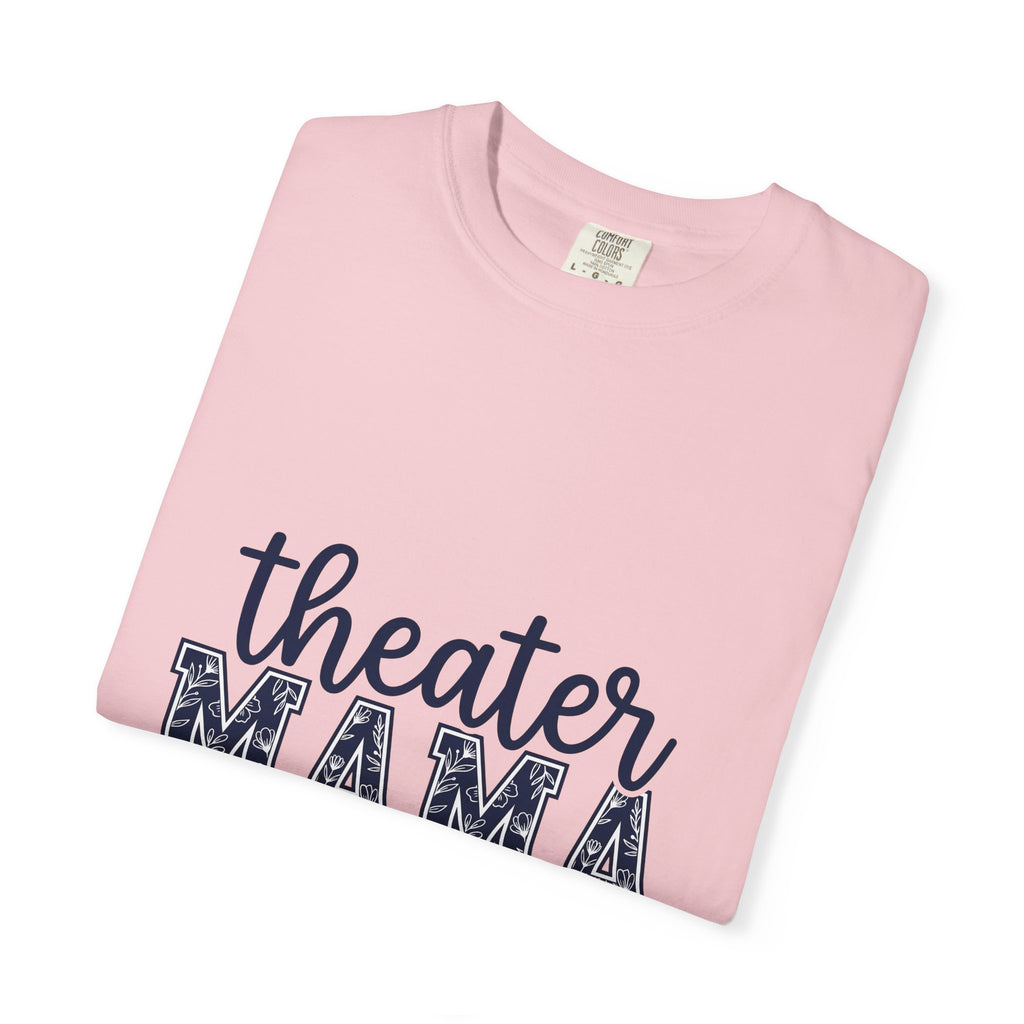 Flower Lettering T-Shirt Moms Plays Gift Women Strong T-Shirt Typography T-Shirt Motherhood Fan Bold T-Shirt Theater Graphic Contemporary Blossoms