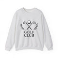 Golf Clubs Golf Camping Gift Simple Golfing Golfer Enthusiast Minimalist Outdoor Retro Golf Ball Sweatshirt