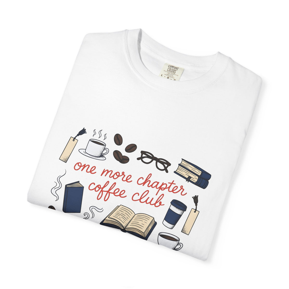 Coffee Books T-Shirt Coffee Bookworm Gift Women Hand Drawn T-Shirt Book T-Shirt Coffee Fan Illustrated T-Shirt Reader Graphic Vintage Eyeglasses