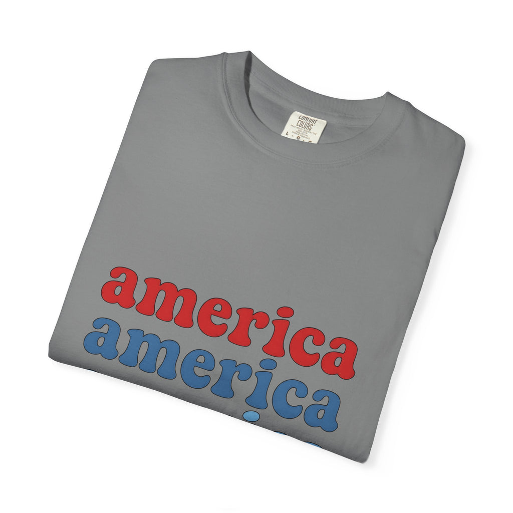 Patriotic Message T-Shirt America Event Gift Women Nostalgic T-Shirt Patriot T-Shirt American Enthusiast Vintage T-Shirt Festival Graphic Clean