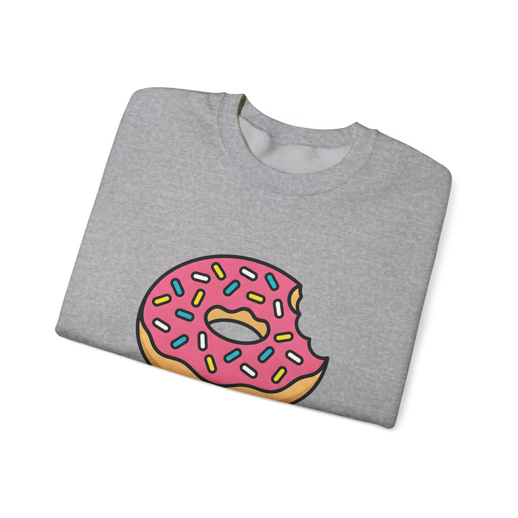 Donut Drawing Sweatshirt Desserts Cuisine Gift Women Charming Sweatshirt Doughnut Sweatshirt Pastry Fan Cartoon Sweatshirt Food Graphic Animation Candy Sweatshirt