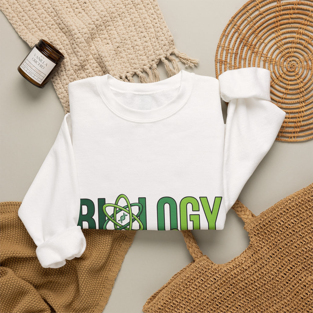 Dna Molecule Design Sweatshirt Teachers Biology Gift Women Contemporary Sweatshirt Genetic Structure Sweatshirt Educator Enthusiast Modern Sweatshirt Cellular