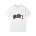 Strawberry Floral Text T-Shirt Moms Family Gift Women Playful T-Shirt Floral Text T-Shirt Motherhood Fan Whimsical T-Shirt Clan Graphic Retro Daisy