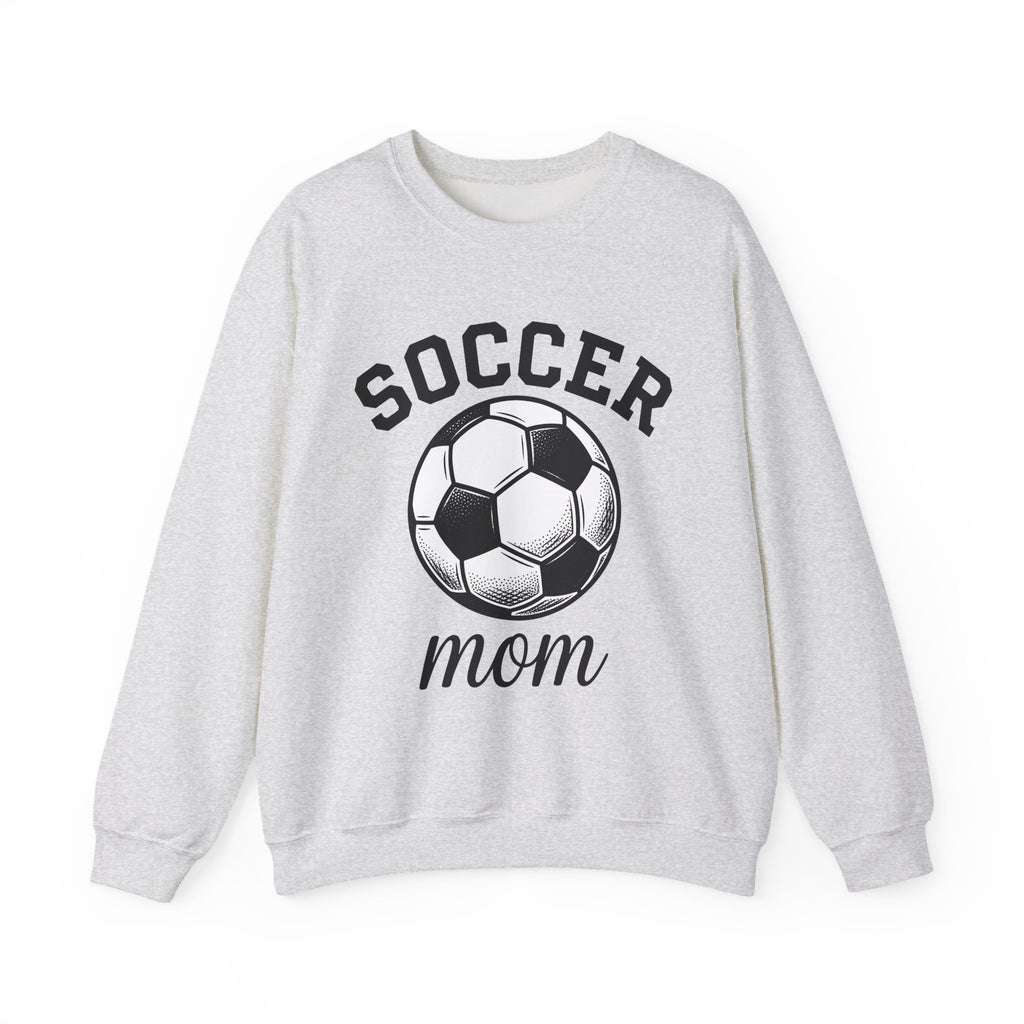 Soccer Ball Moms Sports Gift Vintage Football Mom Fan Retro Athletic Hand Drawn Varsity Sweatshirt