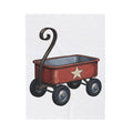 Red Wagon 4Th Of July Usa Gift Antique Cart Fireworks Fan Vintage American Line Blanket