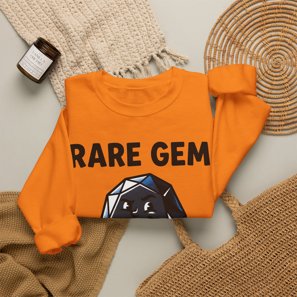 Jewel Icon Christmas Satire Gift Animation Gemstone Xmas Fan Cartoon Parody Classic Crimson Knot Sweatshirt
