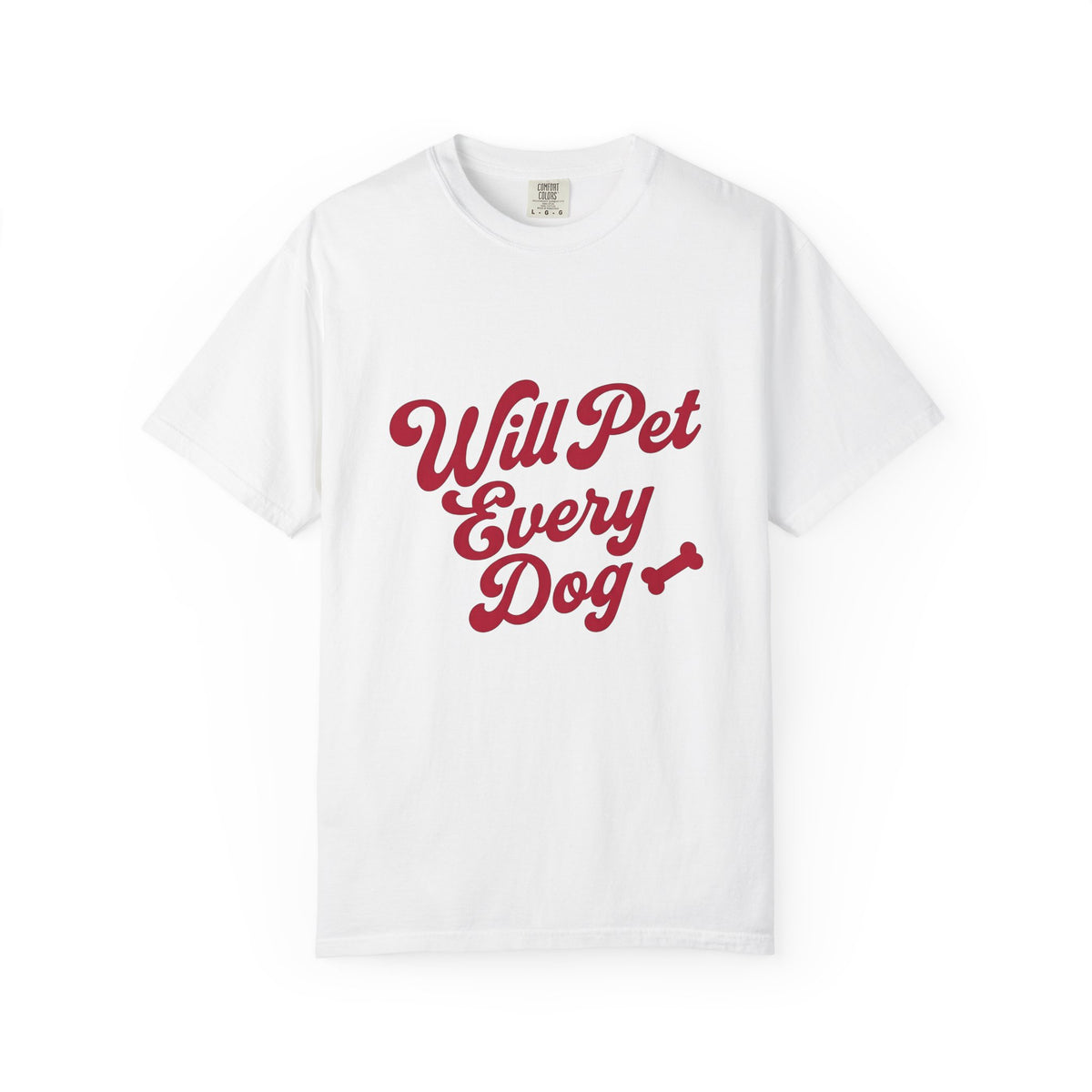 Puppy Phrase T-Shirt Dog Pets Gift Women Comic T-Shirt Puppy T-Shirt Dog Fan Cartoon T-Shirt Animal Graphic Old School Dog Bone T-Shirt