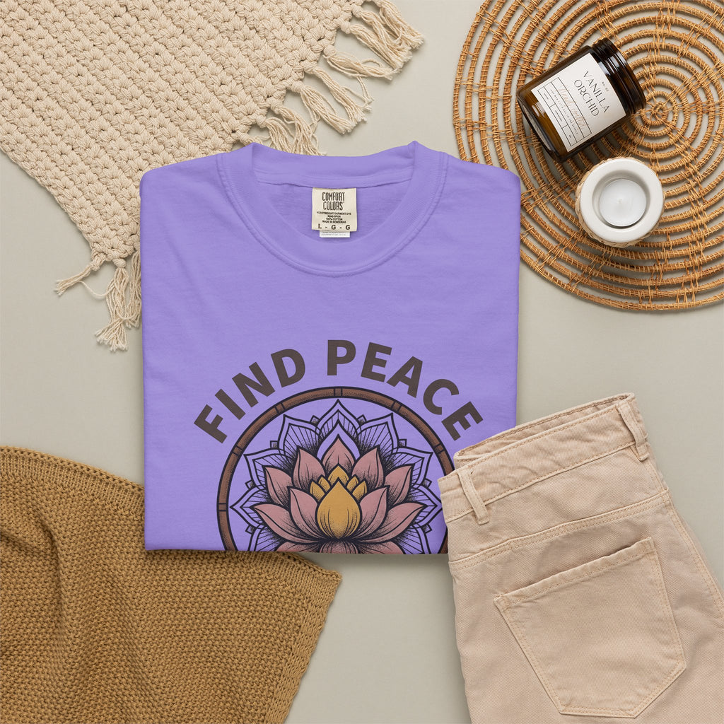 Lotus Dreamcatcher T-Shirt Boho Chic Meditation Gift Women Geometric T-Shirt Dreamcatcher T-Shirt Bohemian Enthusiast Geometric T-Shirt Mindfulness