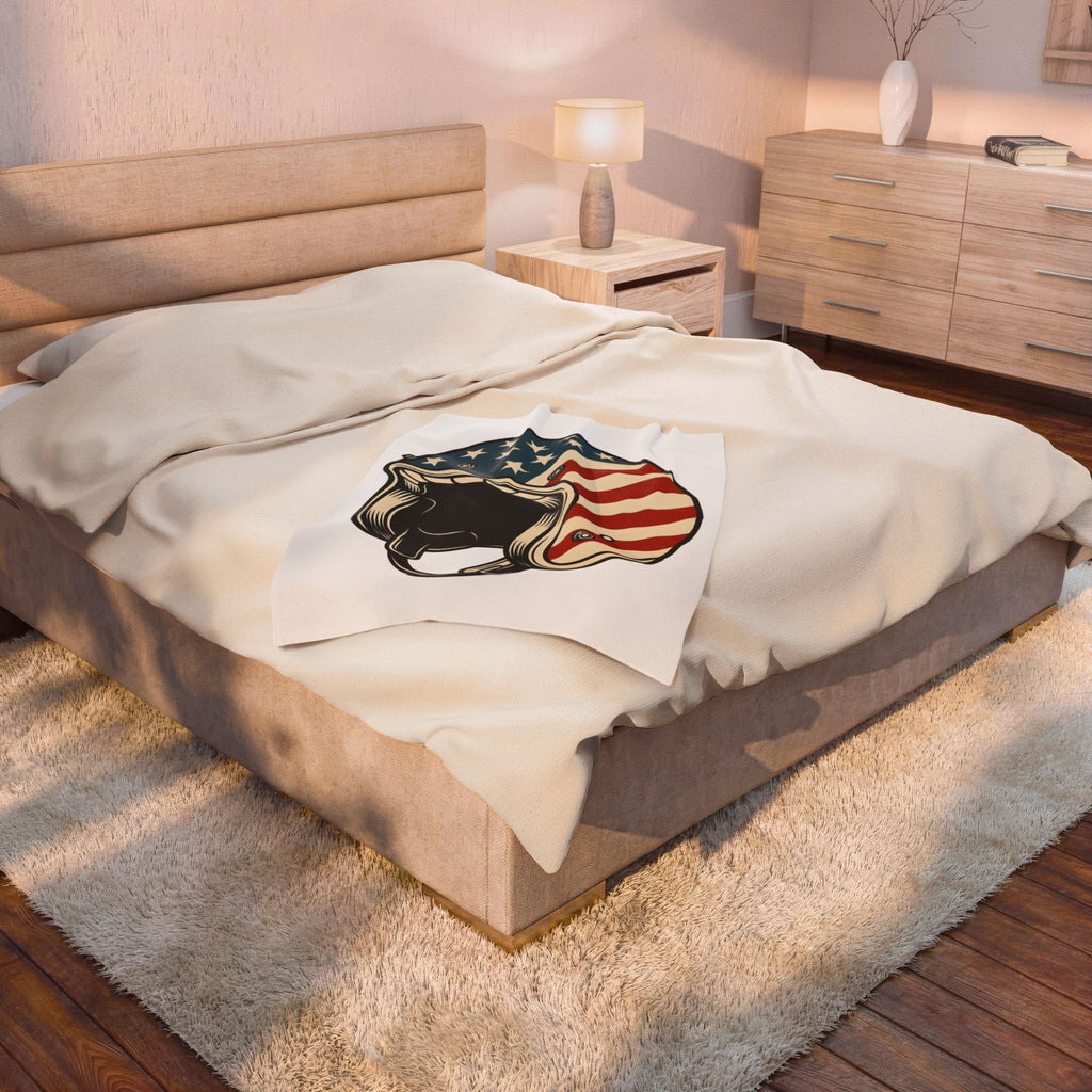 Us Flag Helmet Blanket 4th Of July Liberty Gift Women Retro Blanket Helmet Blanket Patriot Fan Vintage Blanket Retro Graphic Blanket Vintage Star