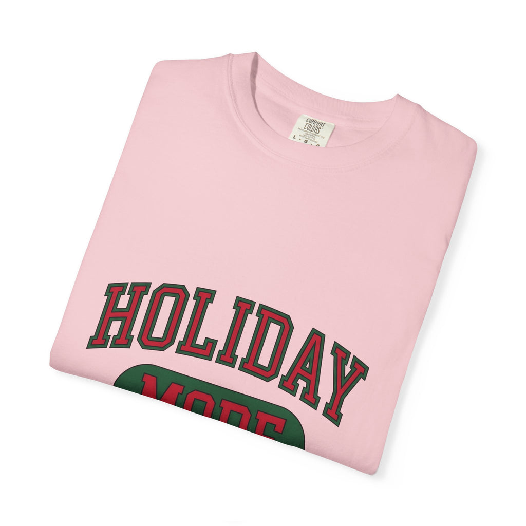 Bold College Font Holiday Christmas Decor Gift Merry Typography Christmas Fan Festive Christmas T-Shirt