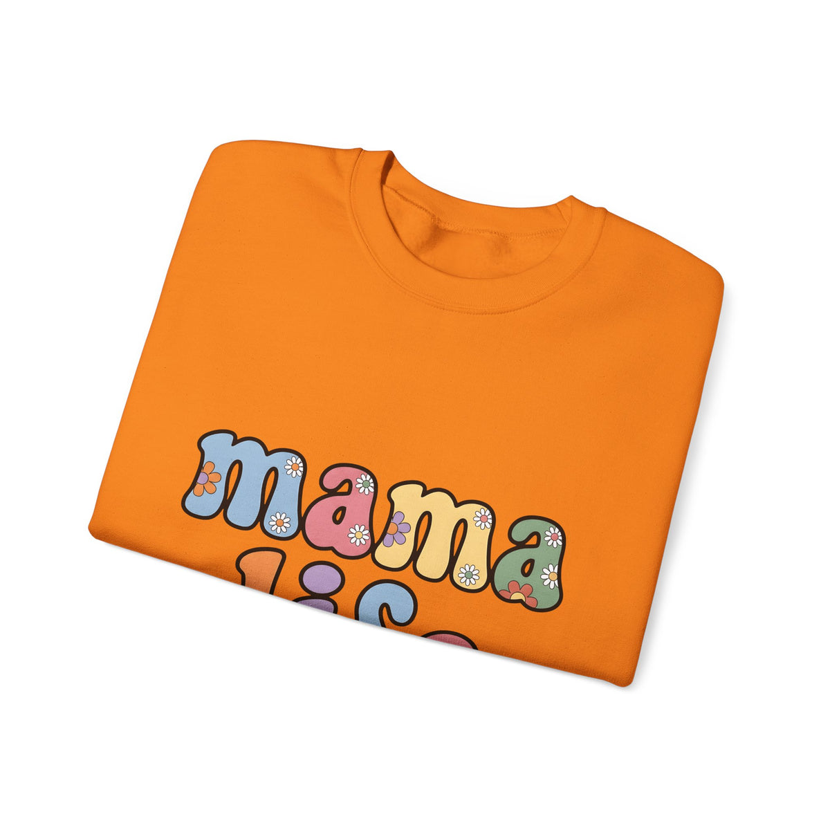 Bloom Typography Sweatshirt Moms Relatives Gift Women Boho Sweatshirt Typography Sweatshirt Motherhood Enthusiast Bohemian Sweatshirt Family Graphic Classic