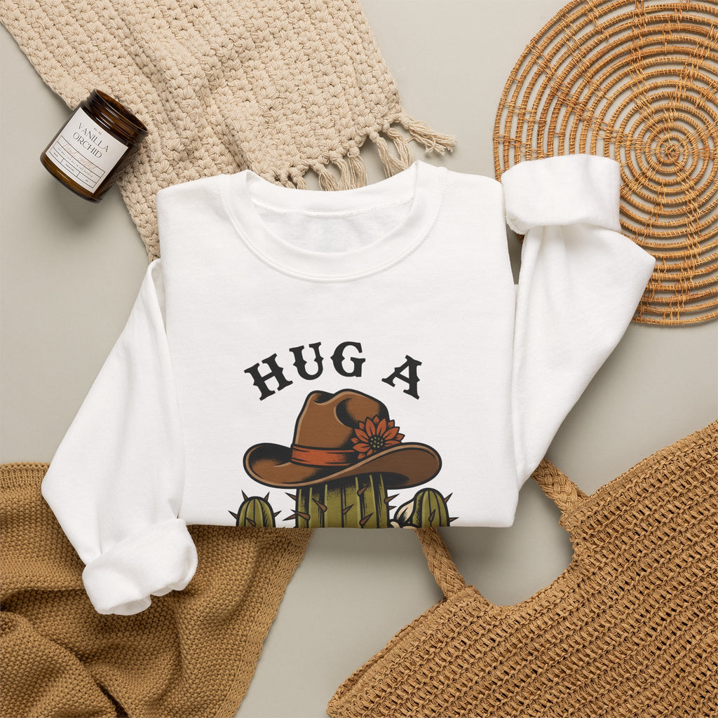 Desert Cowboy Hat Sweatshirt Cowgirl Rural Gift Women Farmhouse Sweatshirt Cowboy Hat Sweatshirt Cowgirl Fan Rustic Graphic Sweatshirt Retro Kerchief Sweatshirt