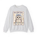 Owl Bow Sweatshirt Teachers School Gift Women Kawaii Sweatshirt Owl Sweatshirt Educator Enthusiast Cute Sweatshirt Classroom Graphic Pastel Laptop Sweatshirt