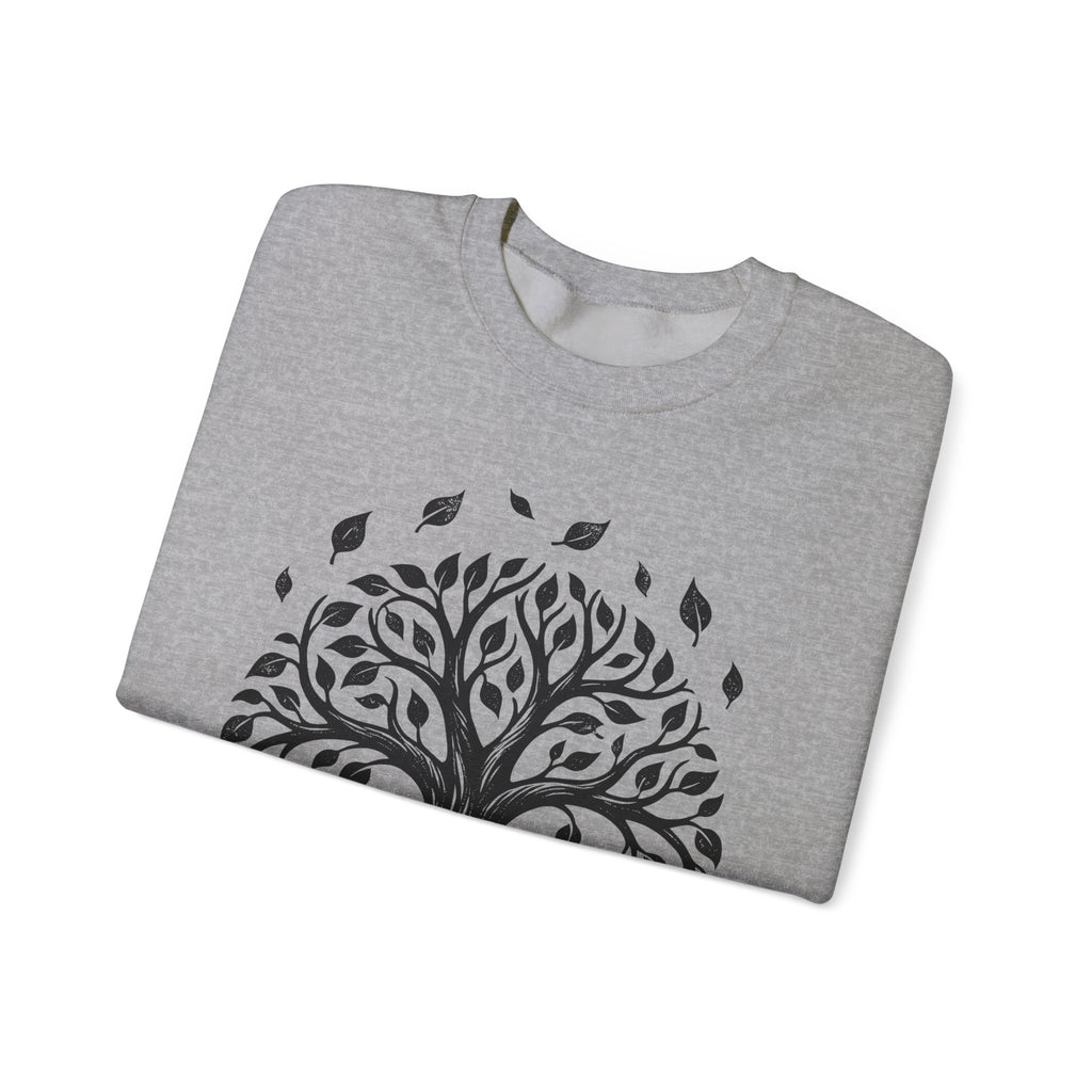 Tree Life Sweatshirt Nature Occult Gift Women Free Spirit Sweatshirt Arboreal Sweatshirt Environmental Enthusiast Bohemian Sweatshirt Mystical Graphic Sleek