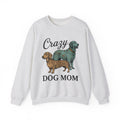 Dog Duo Sweatshirt Dog Mom Pets Gift Women Vintage Sweatshirt Canine Sweatshirt Dog Mom Fan Retro Sweatshirt Animal Graphic Hand Drawn Leopard Print Sweatshirt