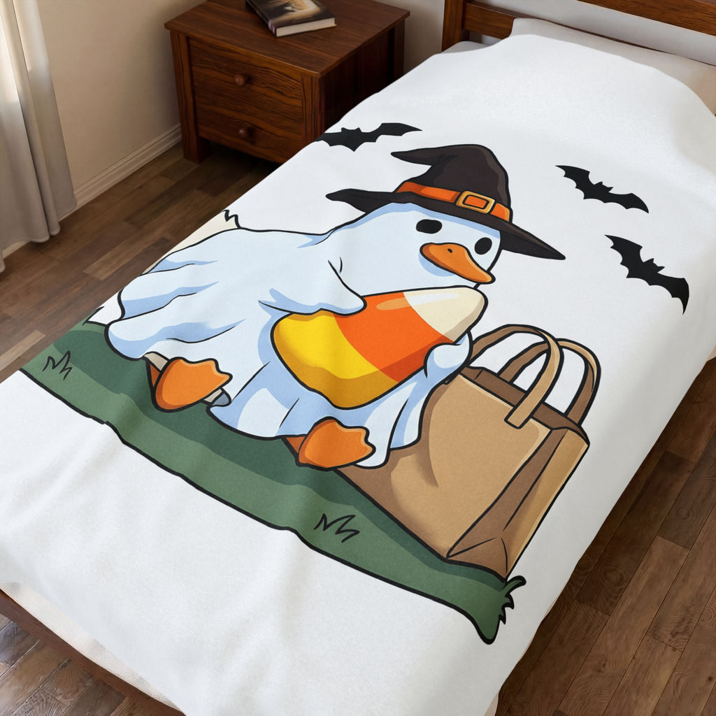 Duck Dress Blanket Animals Holiday Gift Women Charming Blanket Duckling Blanket Creature Fan Fowl Blanket Christmas Graphic Animated Candy Blanket