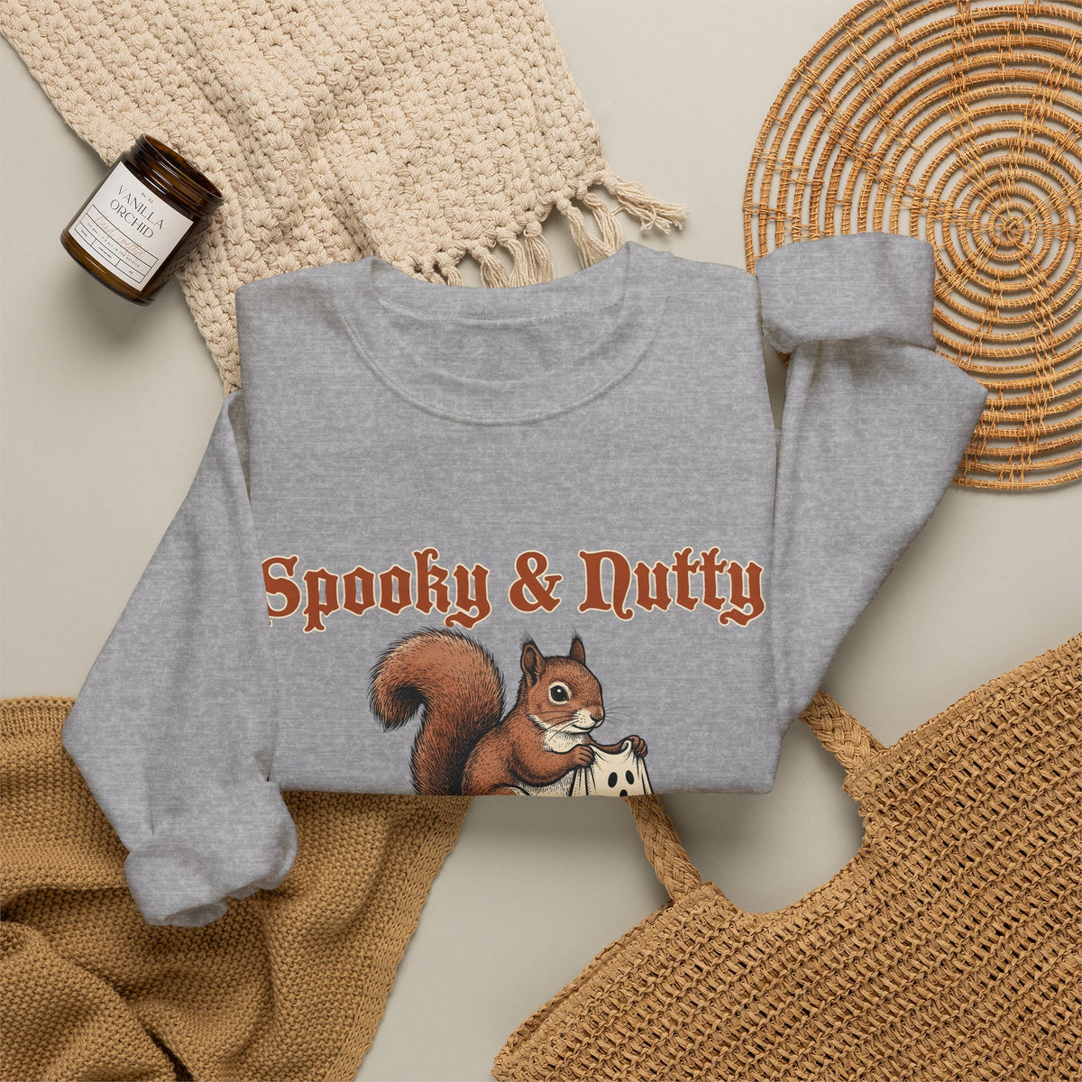 Tree Critter Pumpkin Sweatshirt Halloween Creatures Gift Women Rustic Sweatshirt Gourd Sweatshirt Spooky Fan Primitive Sweatshirt Monster Graphic Outline Seed