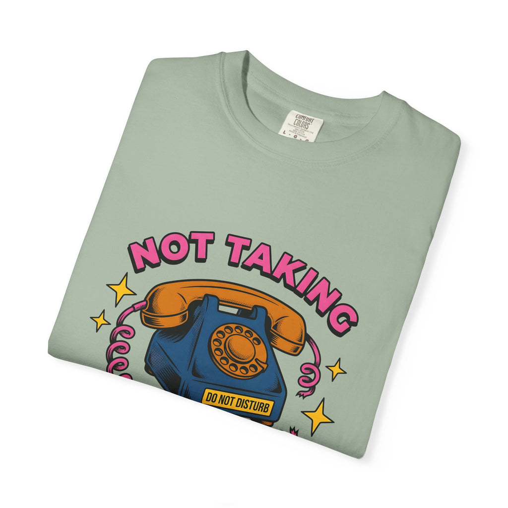Vintage Rotary Phone Funny Jokes Gift Cartoon Old Phone Comedy Fan Humor Joke Classic T-Shirt