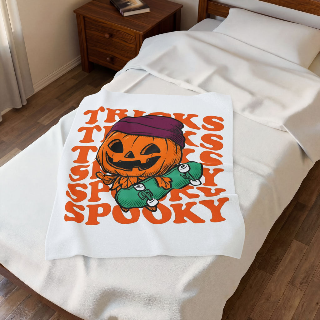 Halloween Pumpkin Halloween Sports Gear Gift Caricature Gourd Halloween Fan Cartoon Athletic Blanket