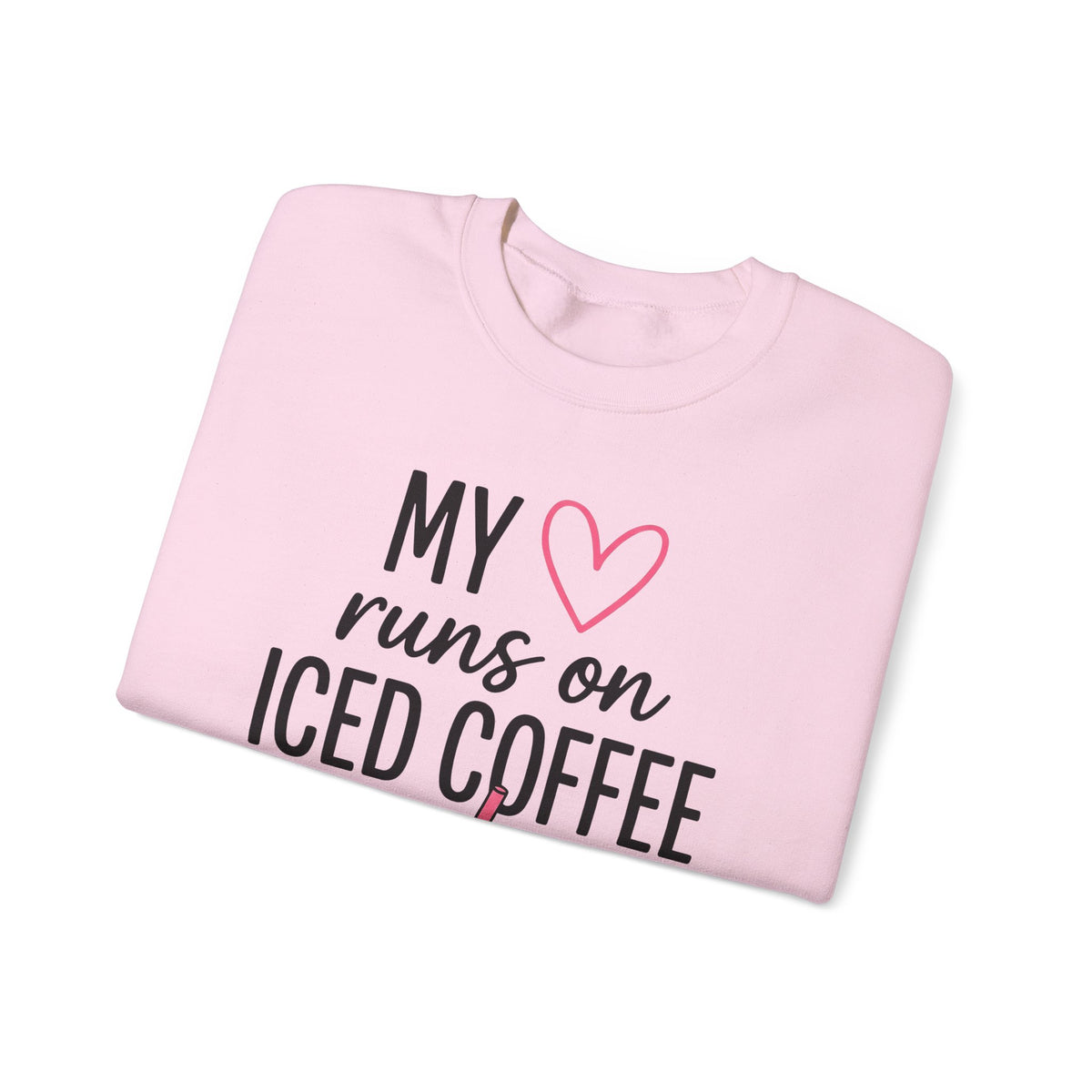 Cold Coffee Cup Sweatshirt Moms Espresso Gift Women Adorable Sweatshirt Coffee Sweatshirt Sweatshirt Mother Fan Coffee Sweatshirt Caffè Graphic Simple Love Symbol