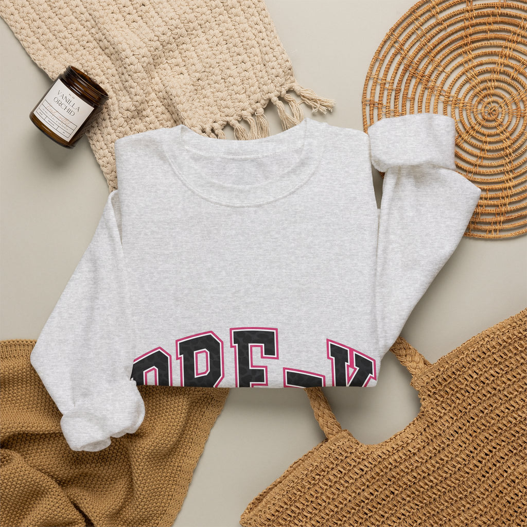 Wildcat Varsity Letters Sweatshirt Teachers Learning Gift Women Thick Sweatshirt Letterman Sweatshirt Educator Enthusiast Bold Sweatshirt Education Graphic Old