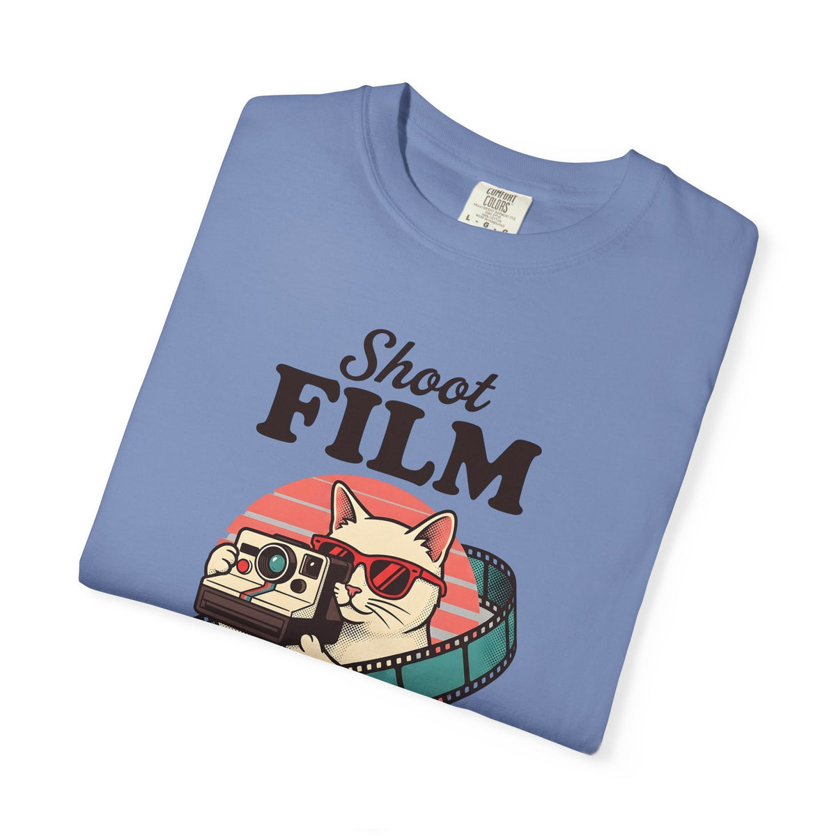 Kitten Camera T-Shirt Cat Photo Gift Women Antique T-Shirt Camera Obscura T-Shirt Cat Fan Faux Vintage T-Shirt Photography Graphic Old School Photo