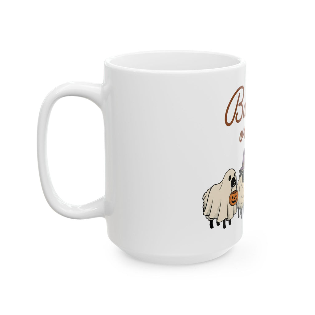 Sheep Costume Halloween Animal Gift Cartoon Sheep Costume Halloween Fan Toon Creature Vintage Mug